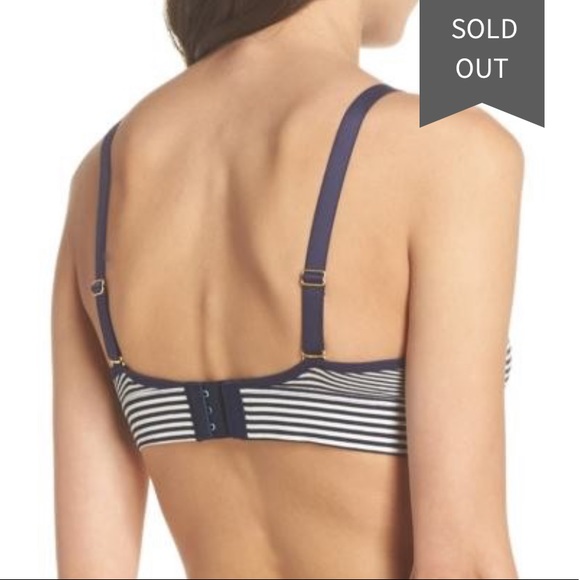 Madewell sz Kerri Sporty Stripe Bralette - Picture 3 of 7